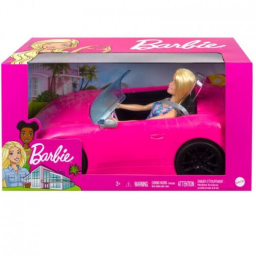 Barbie Doll And Vehicle Blonde (Papd) (Tcar)