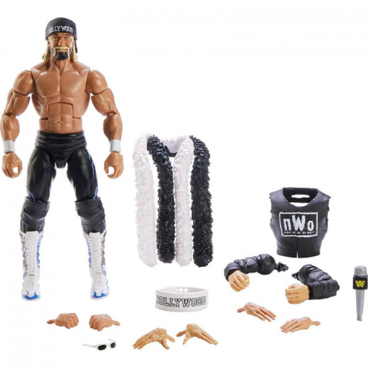 WWE Elite Wrestlemania Hollywood "Hollywood" Hulk Hogan With Build-A-Figure Action Figure
