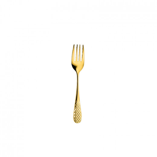 Wilmax Julia Steel Serving Fork - Gold 23cm