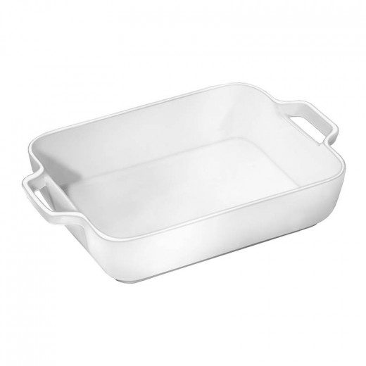 Wilmax Baking Dish with Handles - White 34x21.5cm
