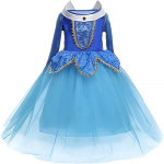 فستان تنكري لحفلات الأميرة للفتيات - أزرق من كاي كوستيومز