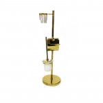 ARMN Foab Toilet Brush Stand - Gold