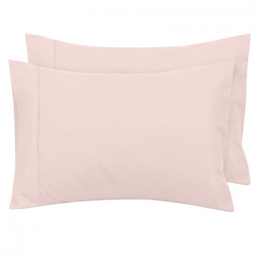 Royale pillow case  plain standard dark pink