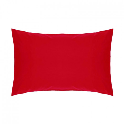 Royale pillow case  plain standard red