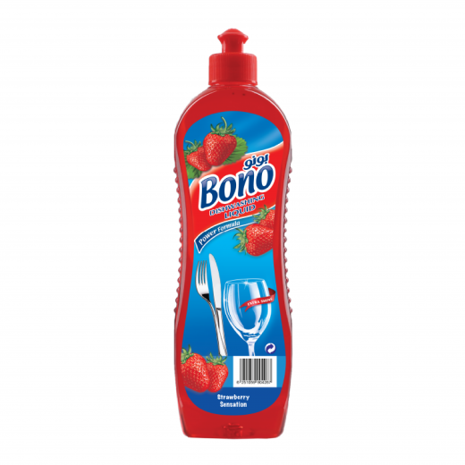 Bono Dish Washing Liquid Straw Red 400 ml