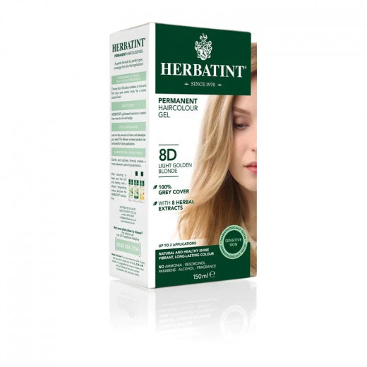 Herbatint Permanent Hair Dye 6D Dark Golden Bloned   150ml