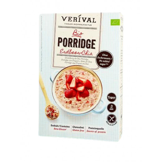 Vrv org gf straweberry & chia porridge 350g