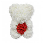 Rose Hand Made Teddy Bear, Red Roses