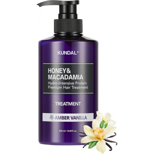 Kundal honey and macadamia hair treatment amber vanilla 500ml