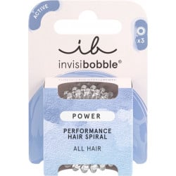 Invisibobble Power The Strong Grip Hair Ring Crystal Clear 3Stuks