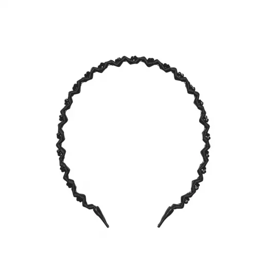 invisibobble HAIRHALO Hair Elastics - Black Sparkle - 1ct