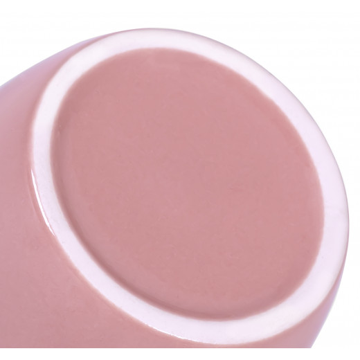 Decopor Stoneware Pink Color Mug 360 milliliter