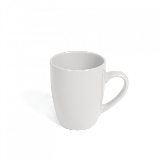 Decopor Stoneware White Color Mug 360 milliliter