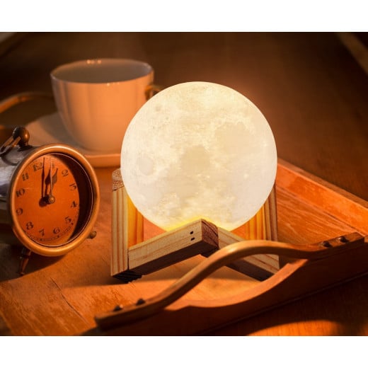 مصباح القمر المطبوع ثلاثي الأبعاد