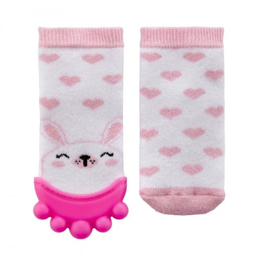 Babyjem teether sock girls  pink