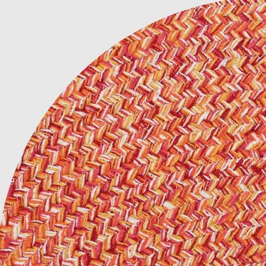 Nova Home Nexa Woven Rug, Orange Color, 120 Cm