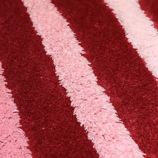 Nova Home Cable Bath Mat, Pink Color, Size 50*80