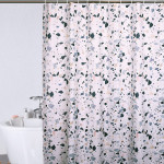Weva Rubiks Terrazzo Waterproof Shower Curtain, Grey Color, 180x200 Cm