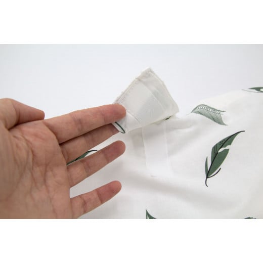 Babyjem, Nursing Cover With Pocket, Green (Botanic Leaves)
