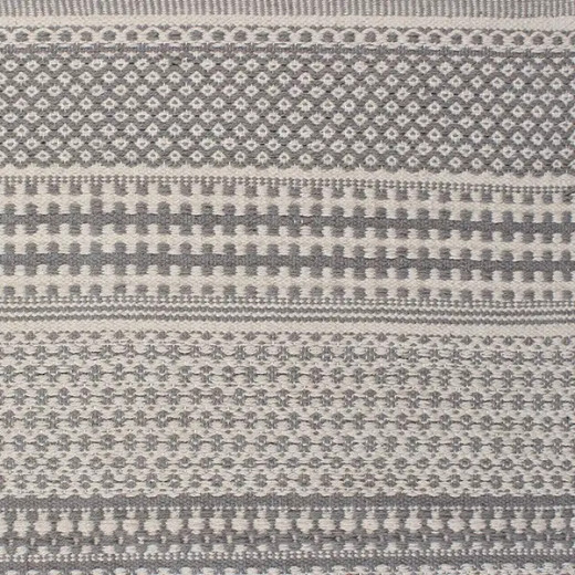 Nova Home Samaira Hand Woven Rug, Grey Color, 90*60 Cm