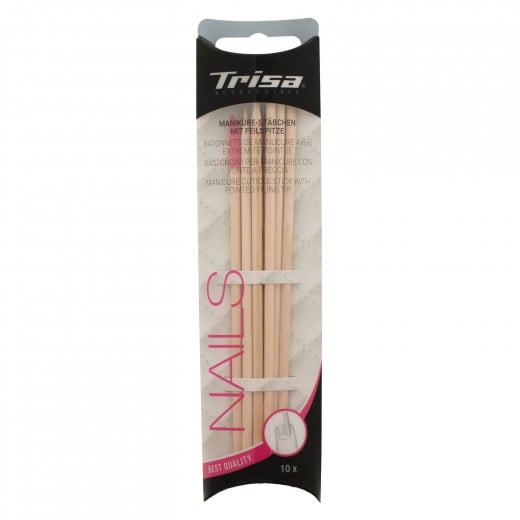 Trisa manicure cuticle sticks with pointed filing tips