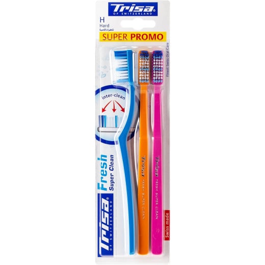Trisa Fresh Super Clean Hard Toothbrush