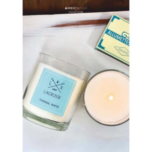Ambientair lacrosse scented candle, thermal water scent, 200 gram