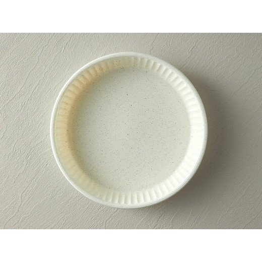 Borcam Cream Round Non-stick Ganite Casserole