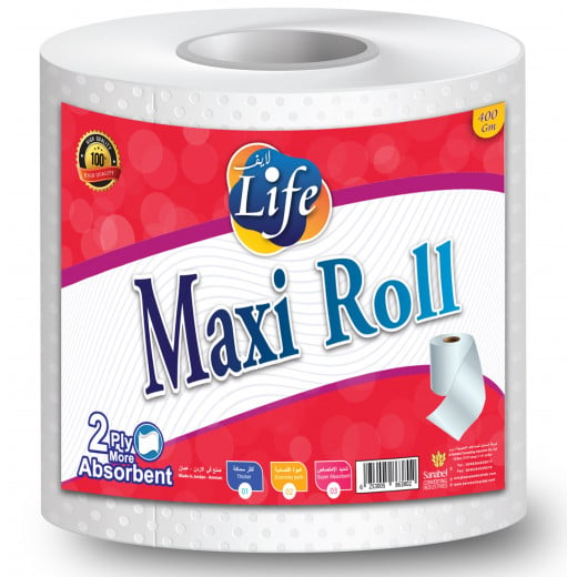 Life Maxi Roll 2 ply 400 Gram