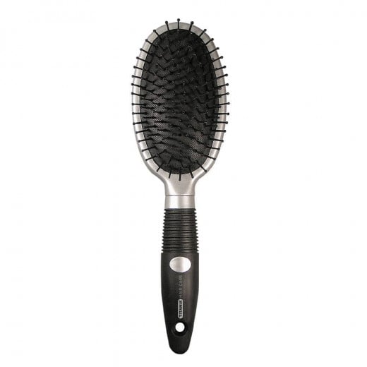 Titania Hair Brush 10 rows of teeth and rubber handle