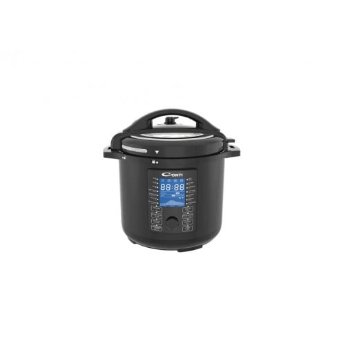 Conti Electric Pressure Cooker - 12L -1600W - Black