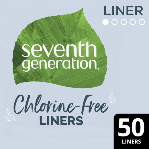 Seventh Generation Pantiliners, 50 Count