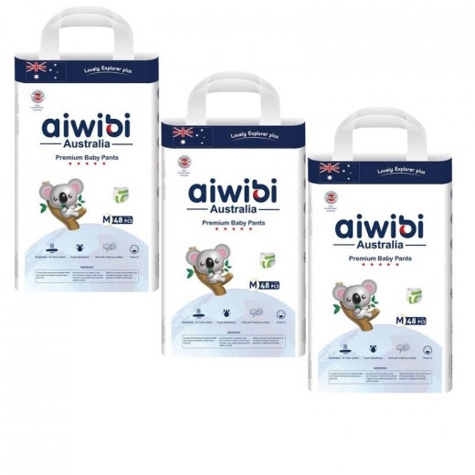Aiwibi baby pants 3 (M) 48 pcs, 3 Packs