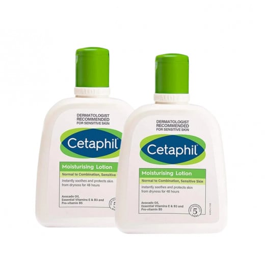 Cetaphil Moisturizing Lotion, Dry To Normal Sensitive Skin, 118 Ml, 2 Packs