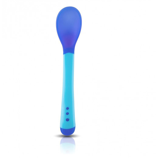 Baby Temperature Sensor Newborn Spoon, Blue Colo