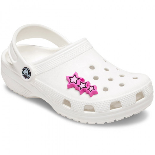 Crocs Jibbitz Symbol Shoe Charms for Crocs Triple Pink Star