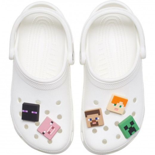 Crocs Jibbitz Symbol Shoe Charms for Crocs Minecraft 5 Pack