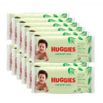 Huggies Wipes Natural Care, Aloe Vera, 56 Pieces, 12 Packs