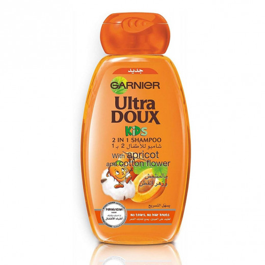 Garnier Ultra Doux Kids with Apricot & Cotton Flower Shampoo, 400 ml, 2 Packs