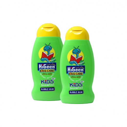 Higeen Shampoo For Kids, Bubble Gum Scent, 500 Ml, 2 Packs