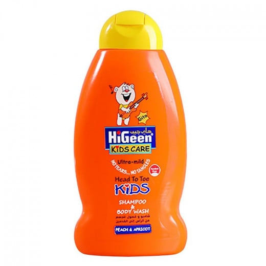 Higeen Shampoo For Kids, Apricot Scent, 500 Ml, 2 Packs