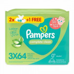 Pampers Complete Clean Baby Wipes, Baby Fresh Scent, 3 Pieces
