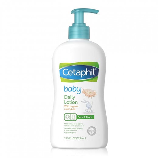 Cetaphil Baby Daily Lotion With Organic Calendula, 400 Ml, 2 Packs