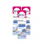 Veet Cream Hair Removal With Alo Vera for Sensitive Skin, 100 Ml, 3 Packs