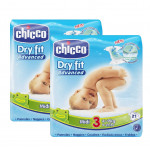 Chicco Dry Fit Plus Midi Diaper, Size 3, 4-9 Kg, 21 Diapers , 2 Packs