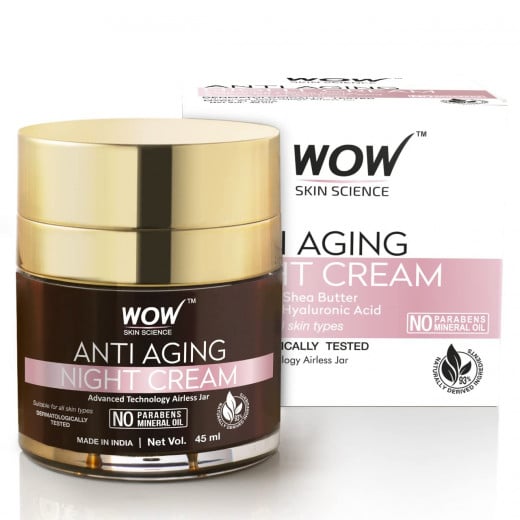 Wow Skin Science Anti Ageing Night Cream,50ml, 2 Packs