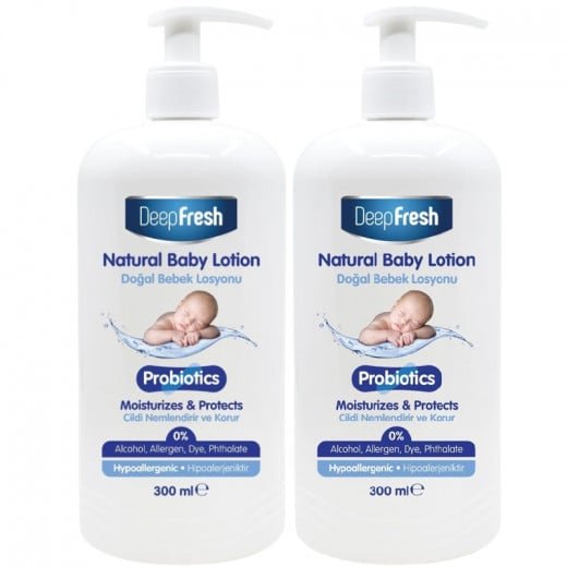 Deep Fresh Probiotics Natural Baby Lotion, 300 Ml, 2 Packs