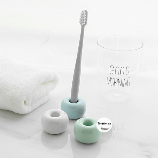 Ceramic Toothbrush Stand, Assorted Colors