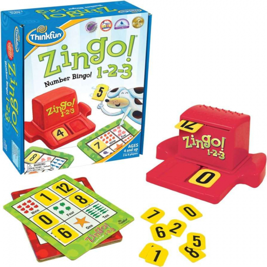 K Toys | Zingo 1-2-3 Number Bingo