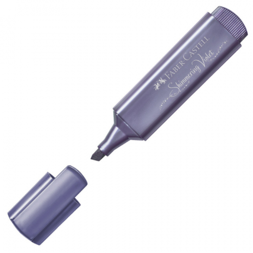 Faber Castell - Highlighter Text Marker -  Metallic Purple